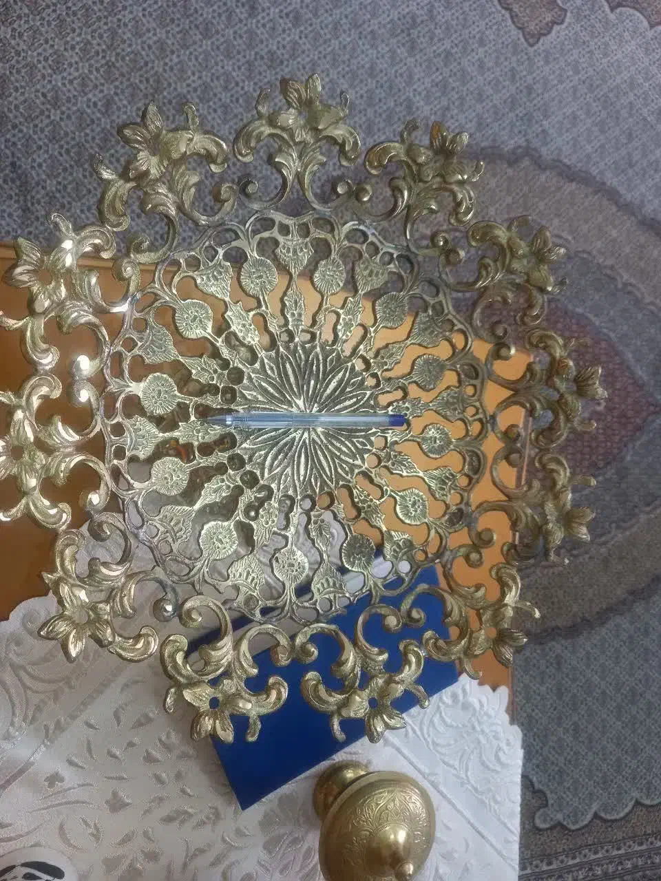 برنز و پیوتر و گلسرخ و مس و آینه و مانیتور و قندان|ظروف سرو و پذیرایی|اسلامشهر, شهرک قائمیه|دیوار