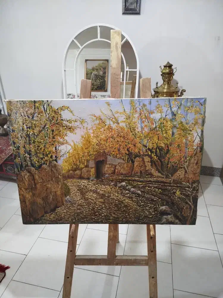 تابلوی نقاشی رنگو روغن .. سبک رئالیسم|تابلو، نقاشی، عکس|ارومیه, |دیوار