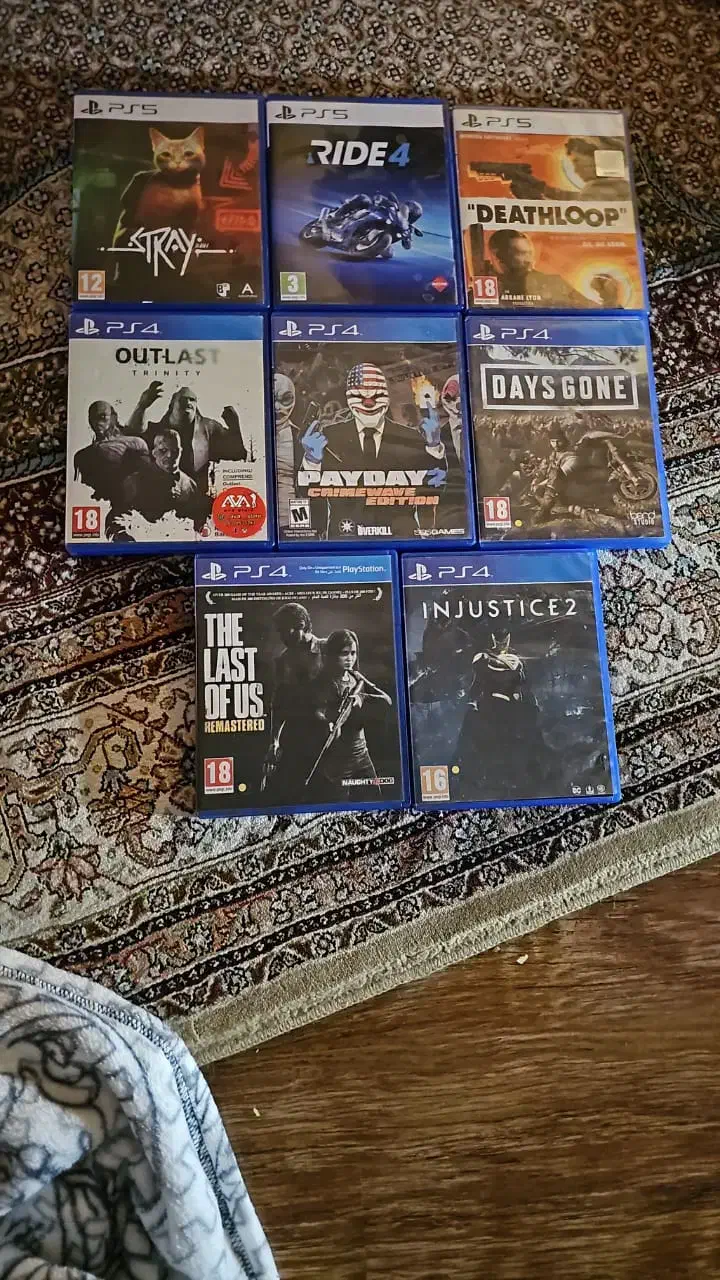 دیسک بازی ps4 و ps5|کنسول، بازی ویدئویی و آنلاین|رشت, دیلمان|دیوار