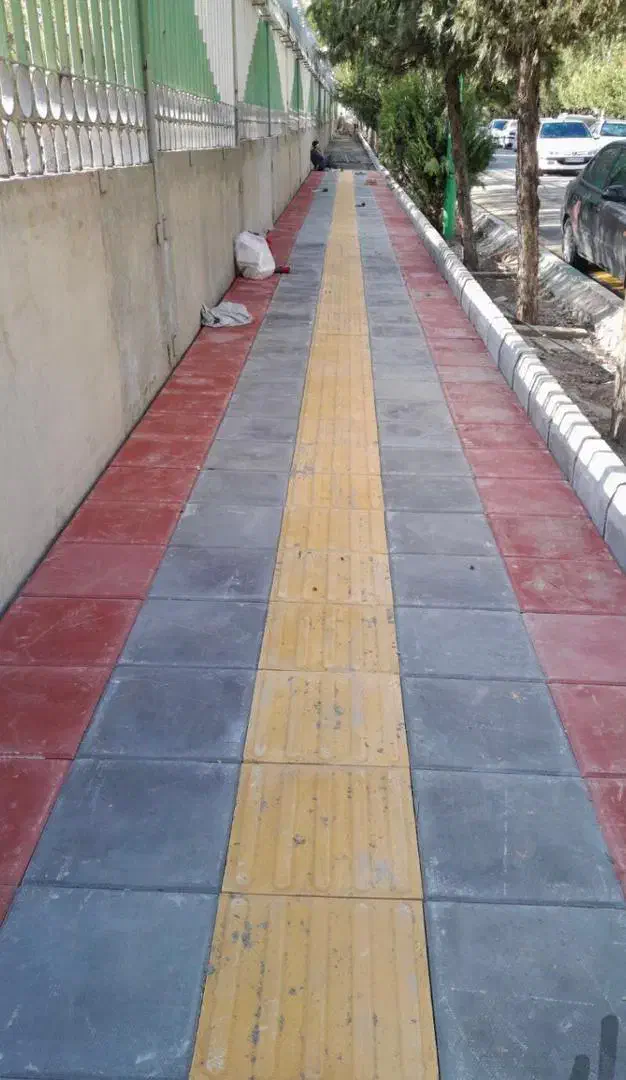 پیورس/کفپوش بتنی/ موزاییک شهرداری/شیاری زرد|مصالح و تجهیزات ساختمان|تهران, تهرانپارس جنوبی|دیوار