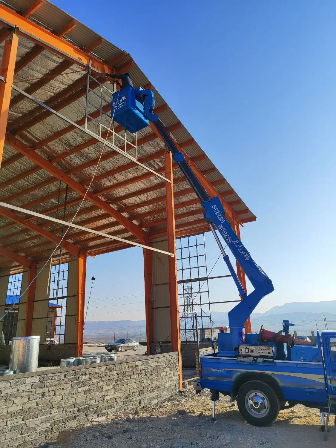 بالا بر (جهت کار در ارتفاع)|خدمات پیشه و مهارت|داراب, |دیوار