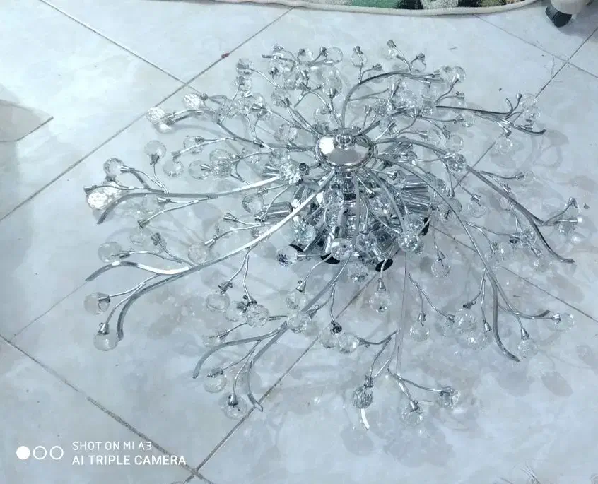 لوستر مدرن برنجی|لوستر و چراغ آویز|ارومیه, |دیوار