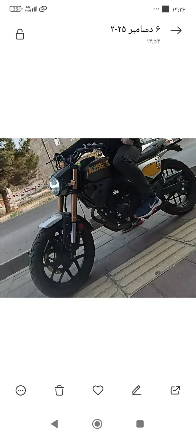 موتور بلنتا ۲۰۰ مدل ۱۴۰۲|موتورسیکلت|ارومیه, |دیوار