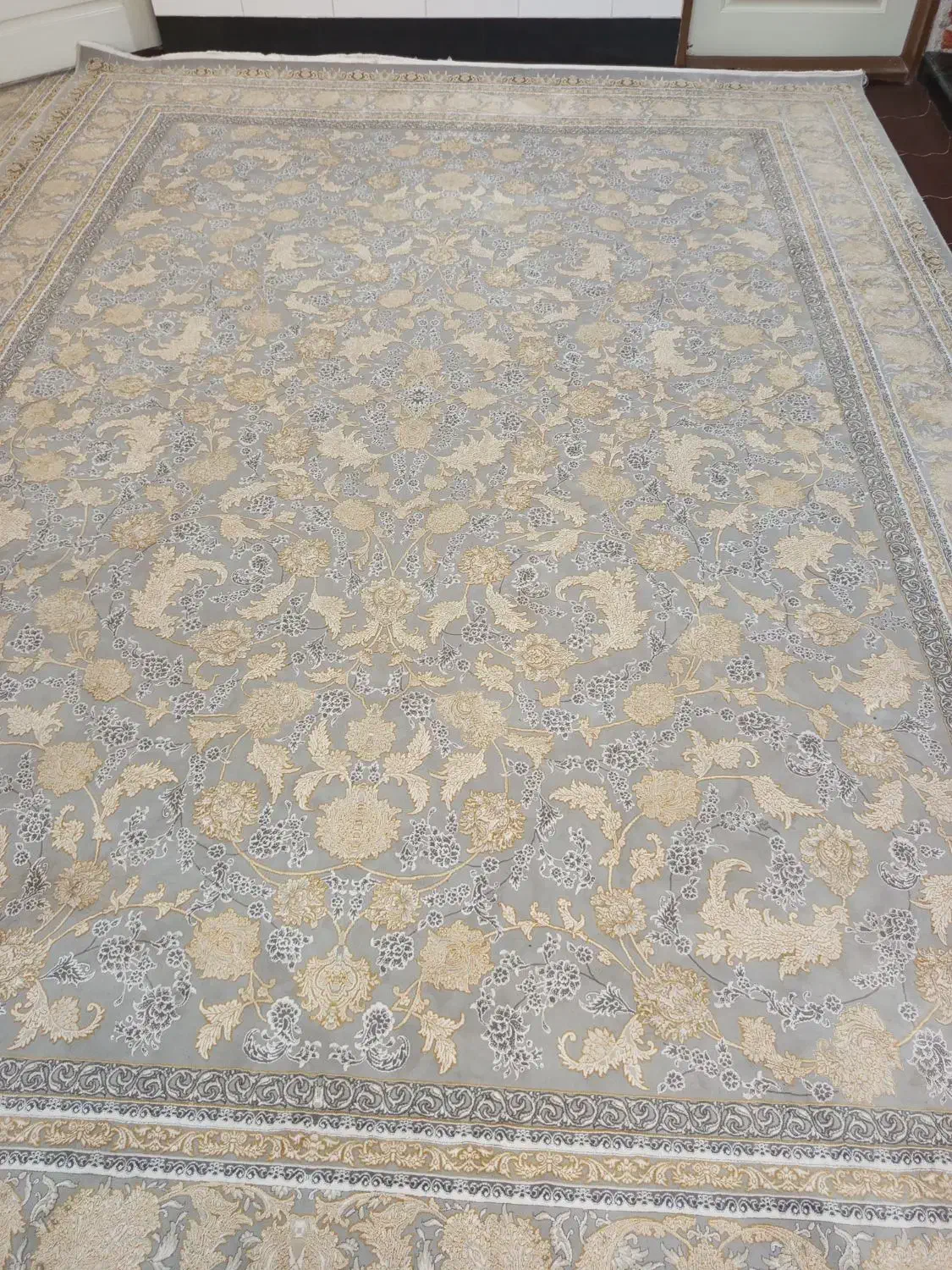 فرش ماشینی 12متری یک جفت|فرش|بناب, |دیوار