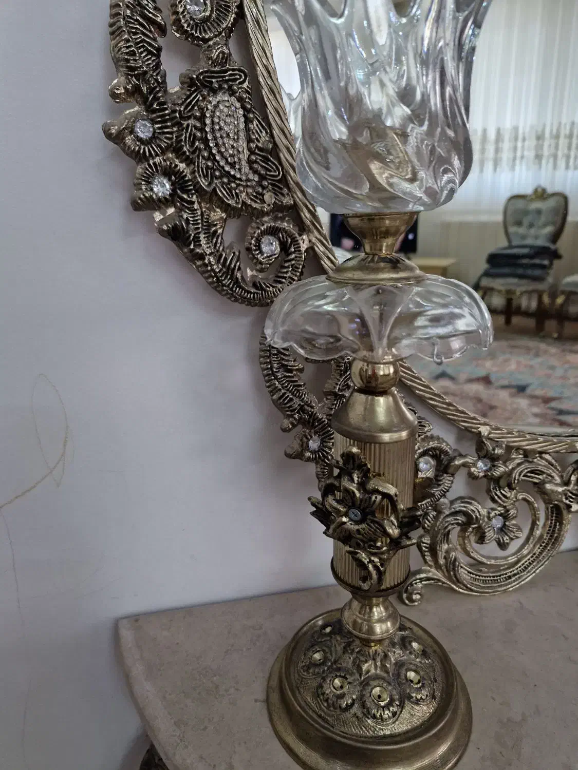 آیینه و شمعدان|آینه|اردبیل, |دیوار