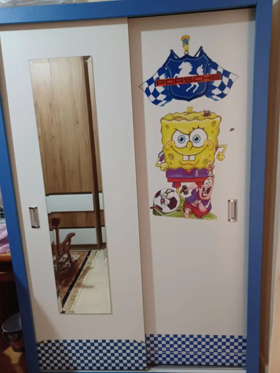 کمد لباس و ویترین و‌کتابخانه|جاکفشی، کمد، دراور|محمدیه-قزوین, |دیوار