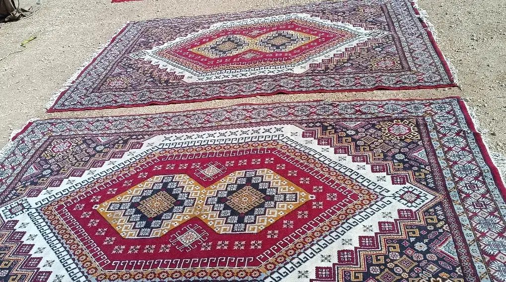 قالی|فرش|شیراز, سلطان آباد|دیوار