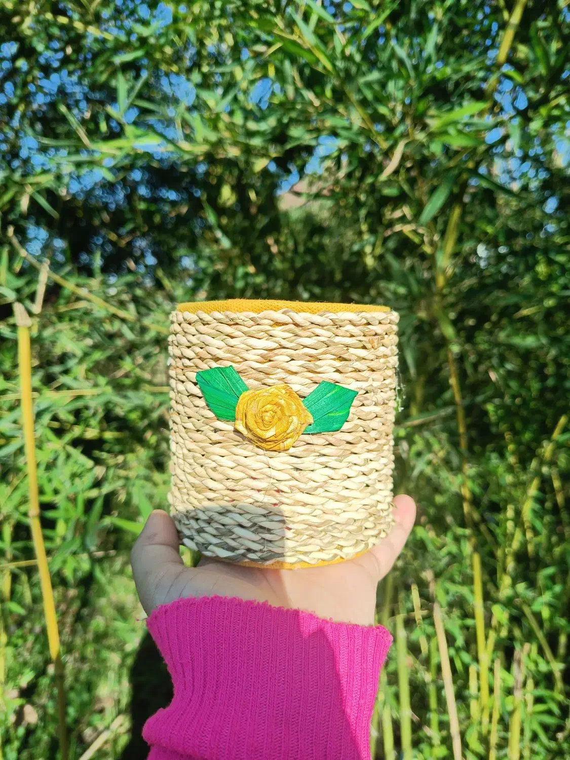 جای قاشقی حصیری|آب‌چکان و نظم‌دهنده ظروف|قم, چهل درخت‎|دیوار