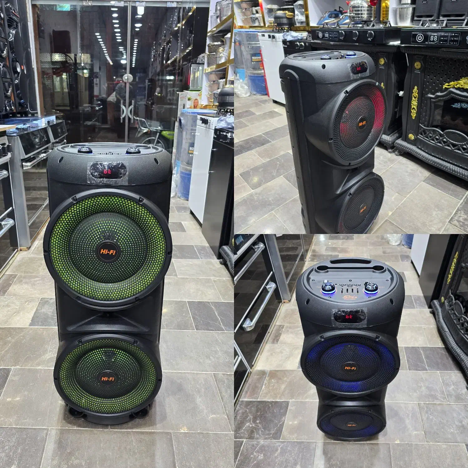 اسپیکر فوق حرفه ای چمدانی قابل حمل ۴۰مدل|پخش‌کننده همراه|قم, ولیعصر|دیوار