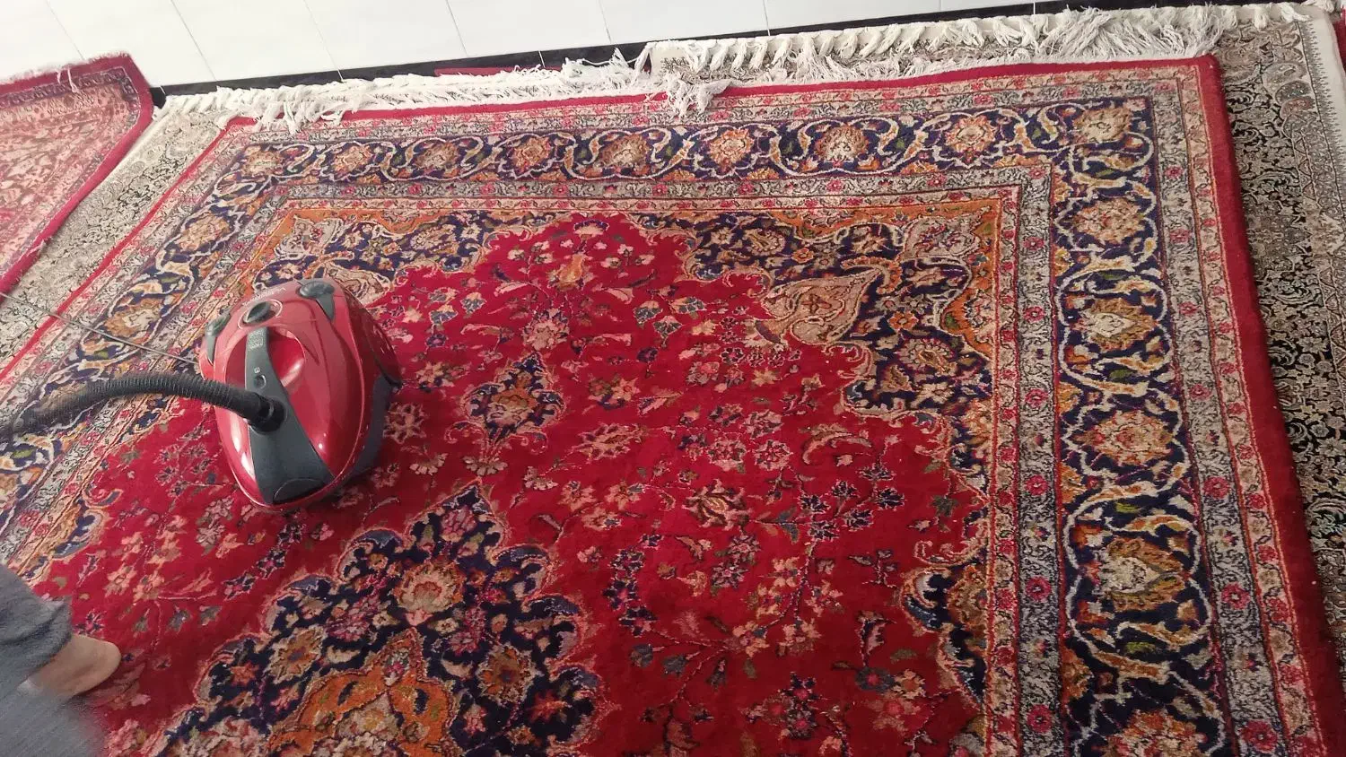 یک جفت فرش دست بافت اردکان سالم|فرش|جوانرود, |دیوار