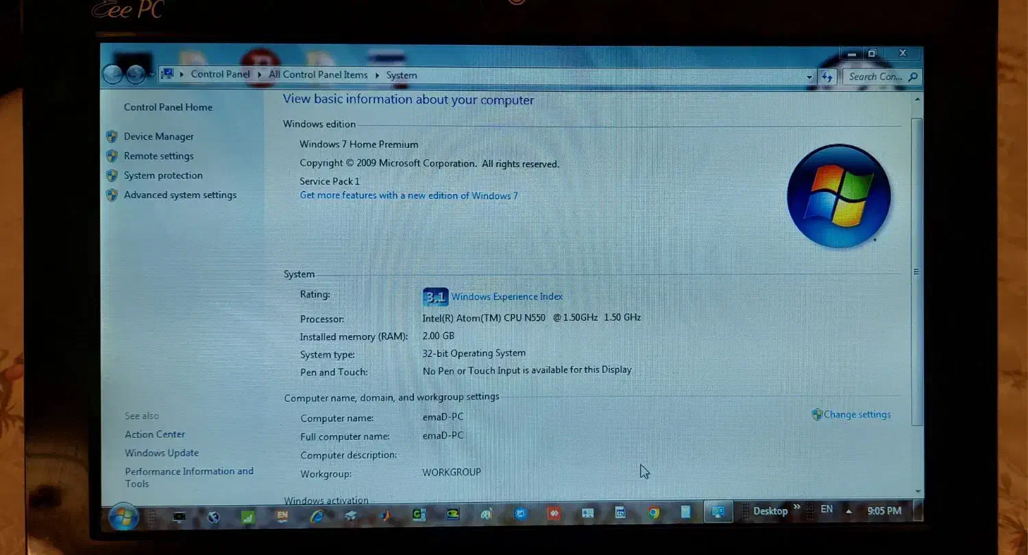 لبتاب ایسوس ۱۰ اینچ|رایانه همراه|تهران, ظفر|دیوار