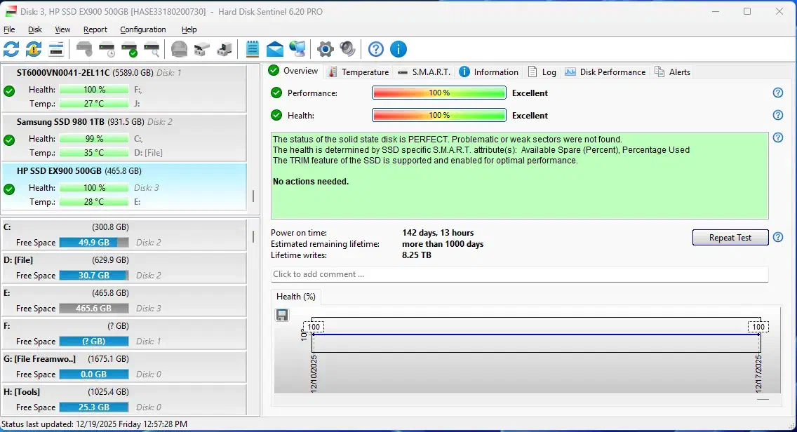 SSD M2 500GB HP|قطعات و لوازم جانبی رایانه|اندیشه, اندیشه فاز ۳|دیوار