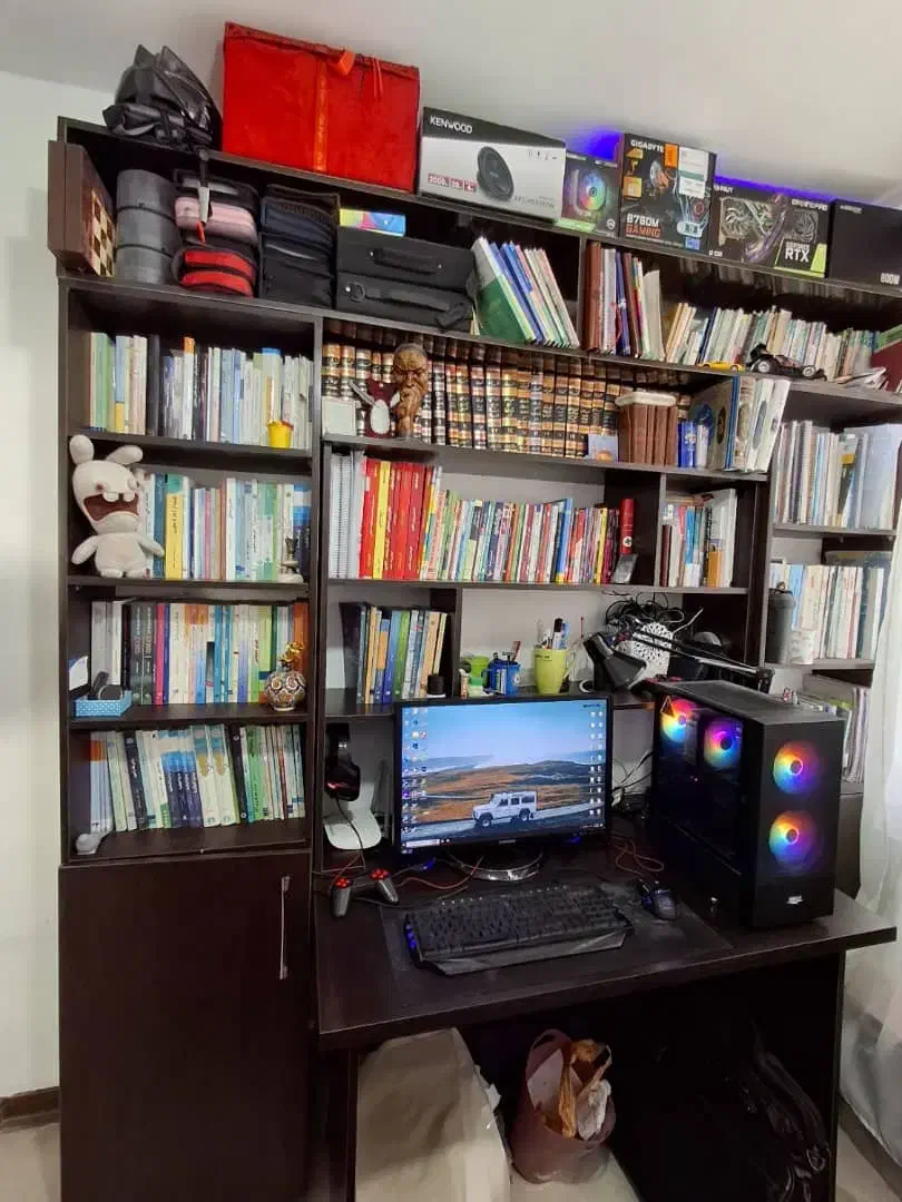 میز کار و کتابخانه|میز تحریر و کامپیوتر|کرمان, |دیوار