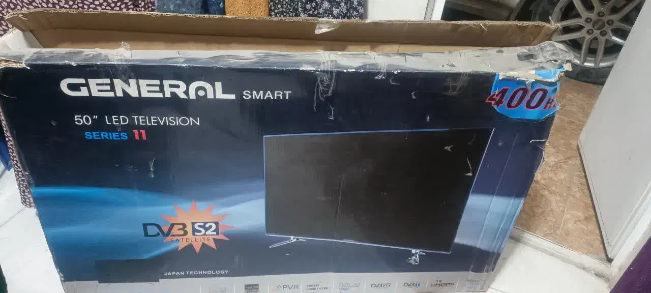 تلویزیون ۵۰ اینچ جنرال|تلویزیون و پروژکتور|بوکان, |دیوار