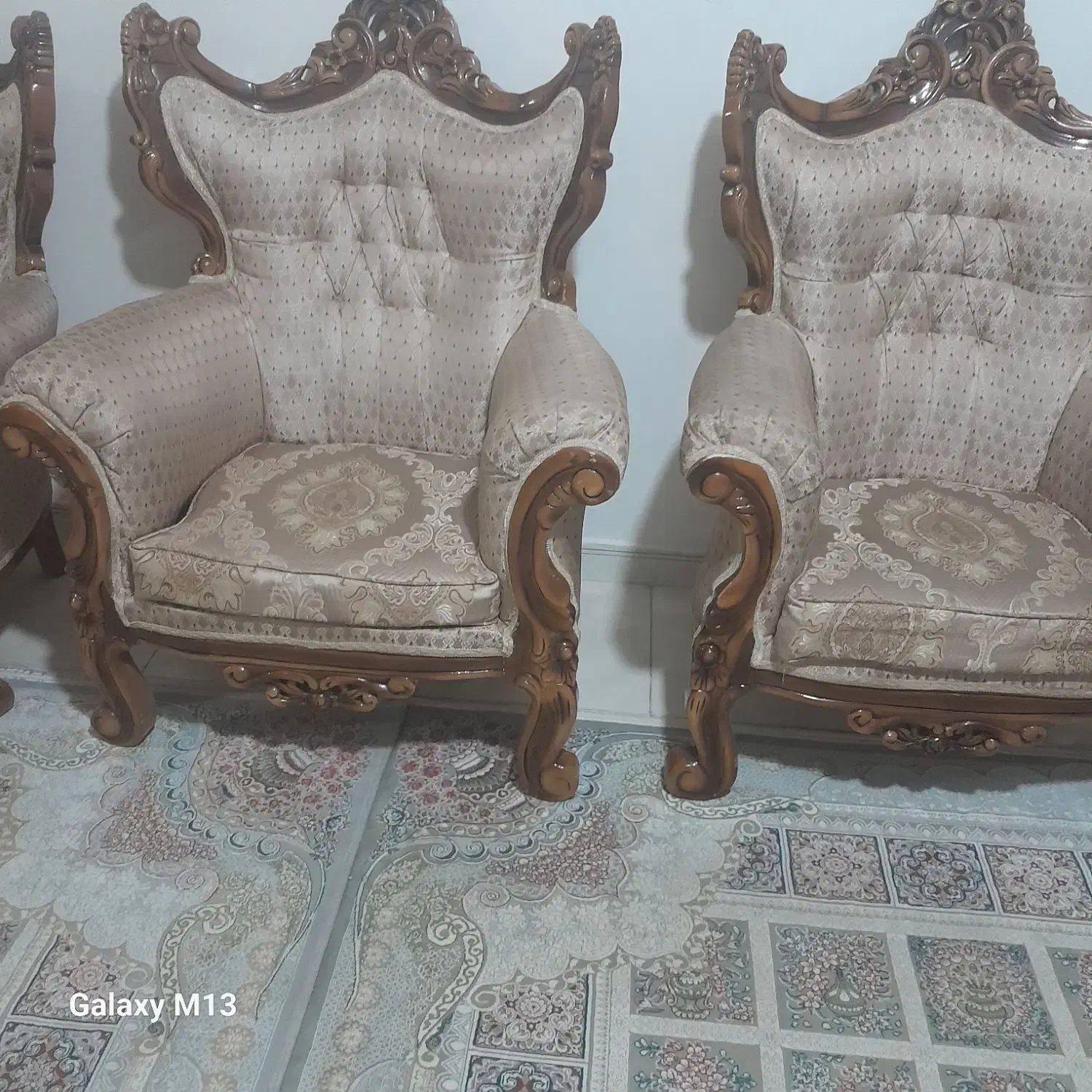 مبل 9نفره سلطنتی|مبلمان خانگی و میز عسلی|محمدشهر, محمدشهر|دیوار