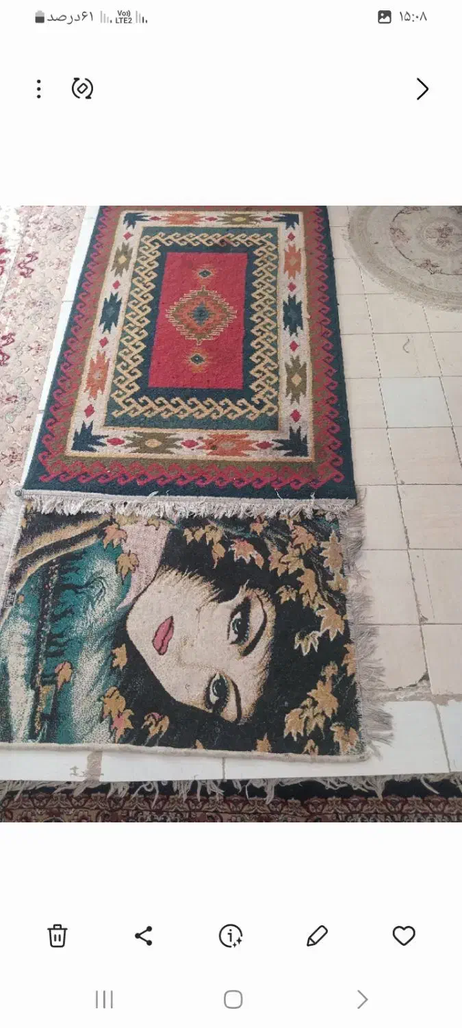 گلیم|گلیم، جاجیم، گبه|بروجرد, |دیوار