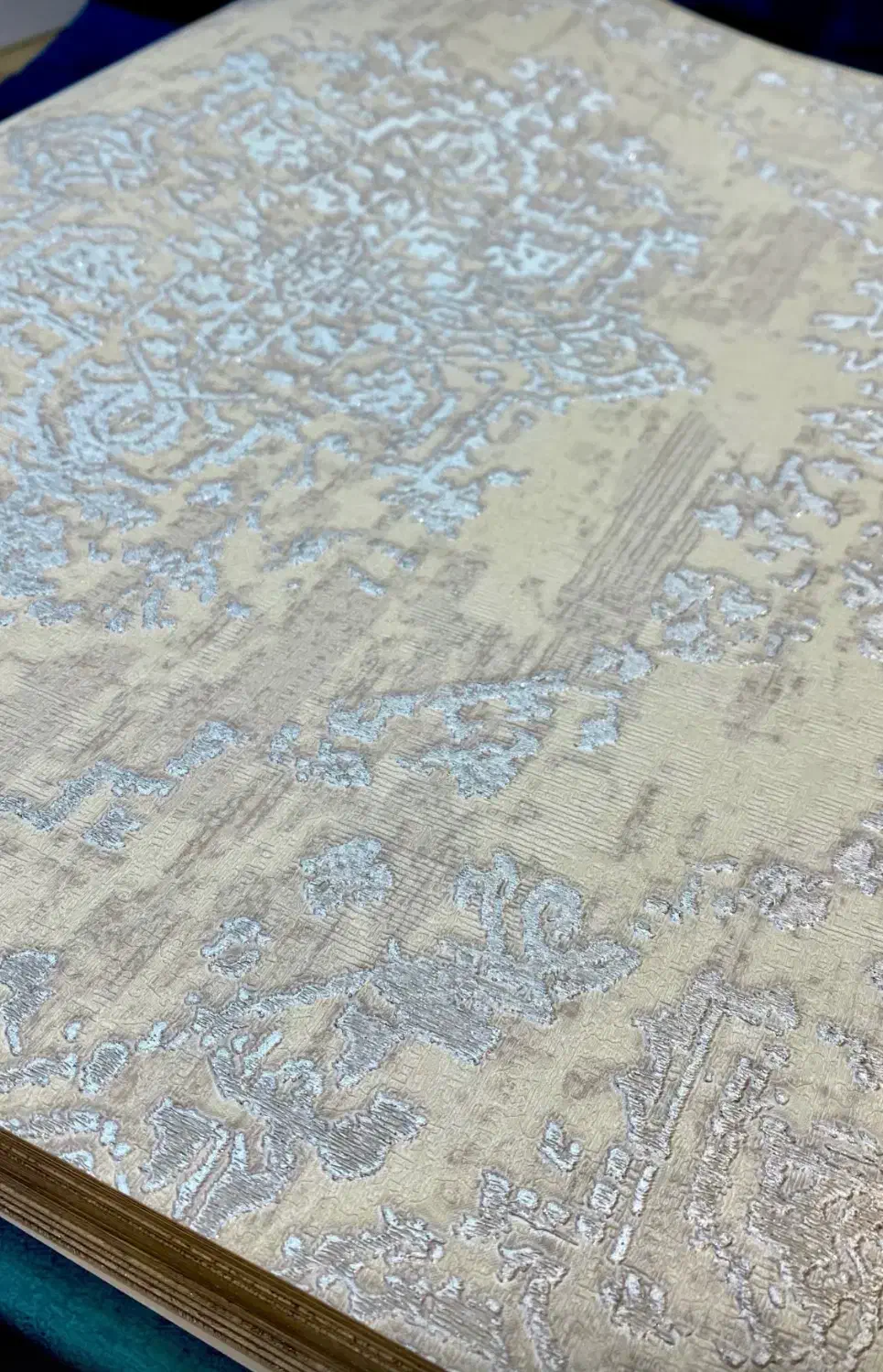 کاغذ دیواری جنس پارچه ای و کفپوش و طراحی|خدمات پیشه و مهارت|بهبهان, |دیوار