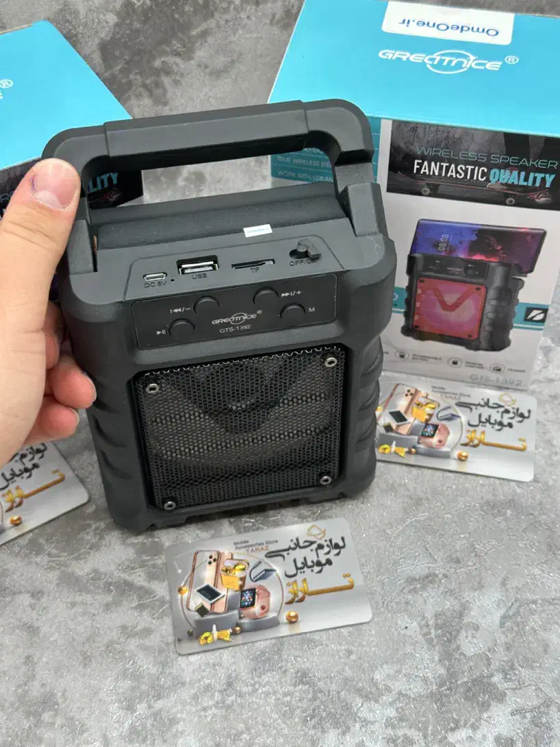 اسپیکر بلوتوثی RGB دار مدل GTS-1389 سایز 4 اینچ|پخشکننده همراه|کرج, گلشهر|دیوار
