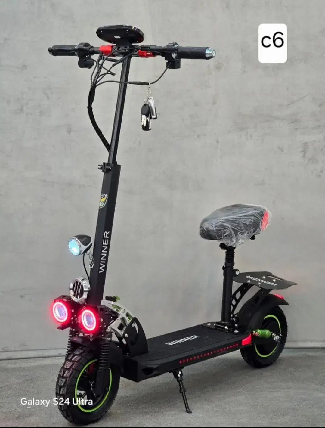 اسکوتر برقی شارژی c6 اورجینال|دوچرخه، اسکیت، اسکوتر|ایلام, |دیوار