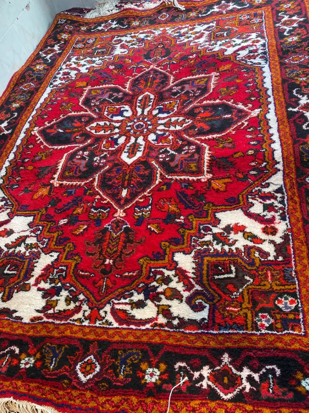 ۶ متری دستبافت یک تخته|فرش|همدان, |دیوار