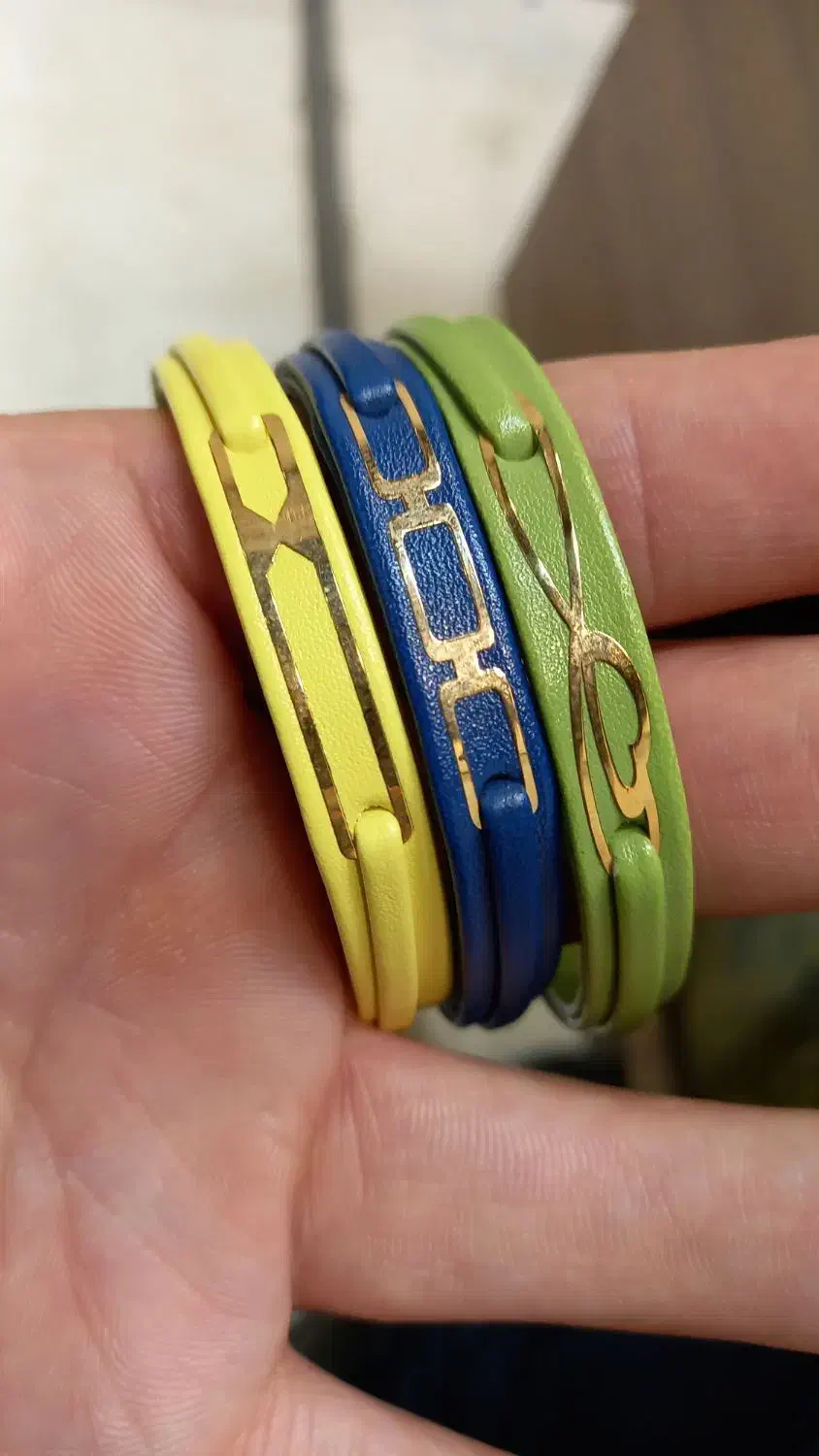 دستبند طلای چرمی|جواهرات|صوفیان, |دیوار