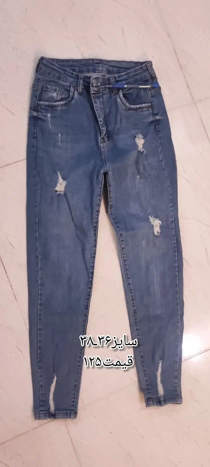 شلوار لی ۴عدد در حد نو|لباس|اهواز, بهارستان|دیوار