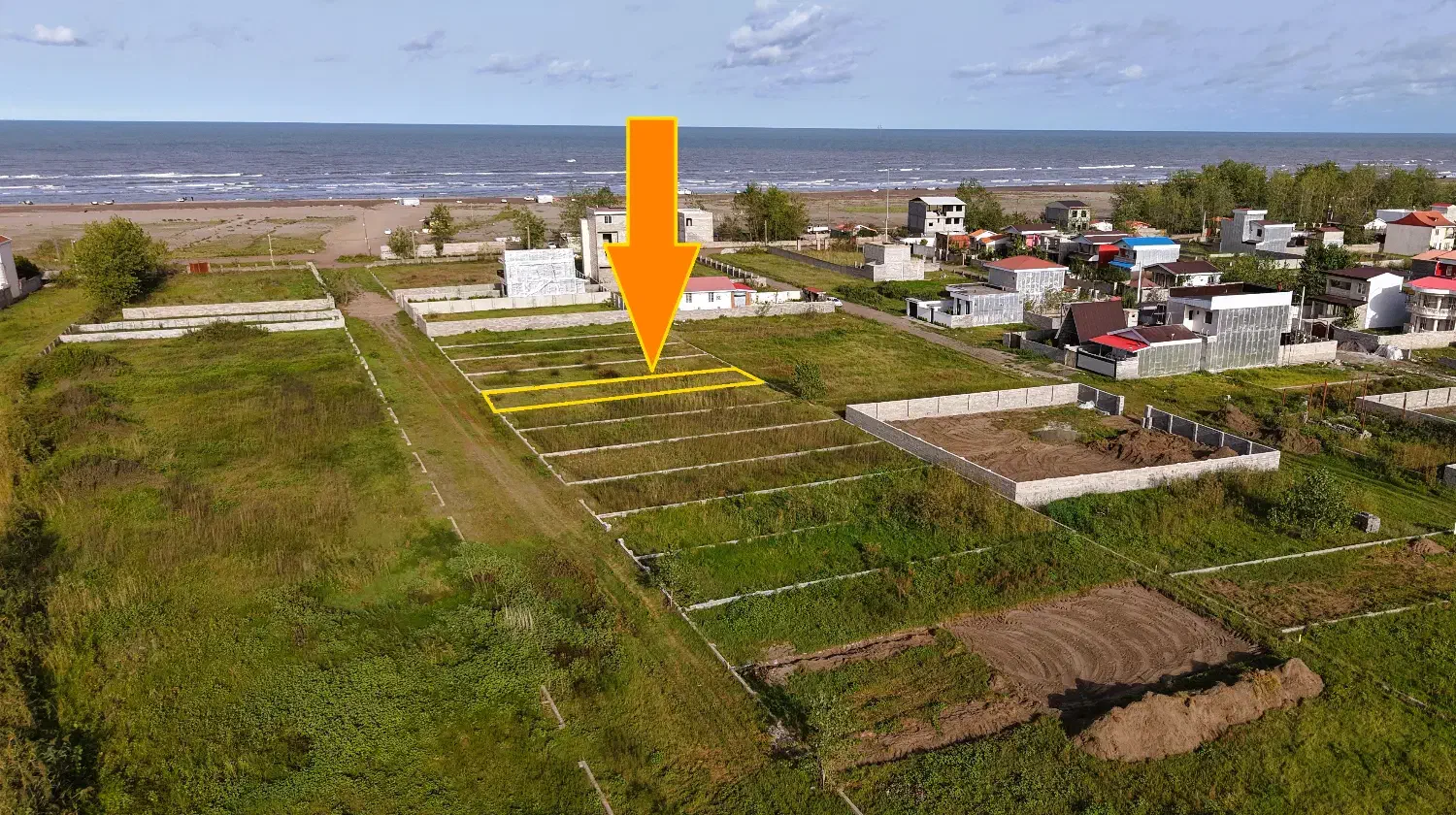 زمین ساحلی قواره چهارساحل ویوی زیبای دریا نیلی خزر|فروش زمین و ملک کلنگی|رشت, پاستوریزه|دیوار