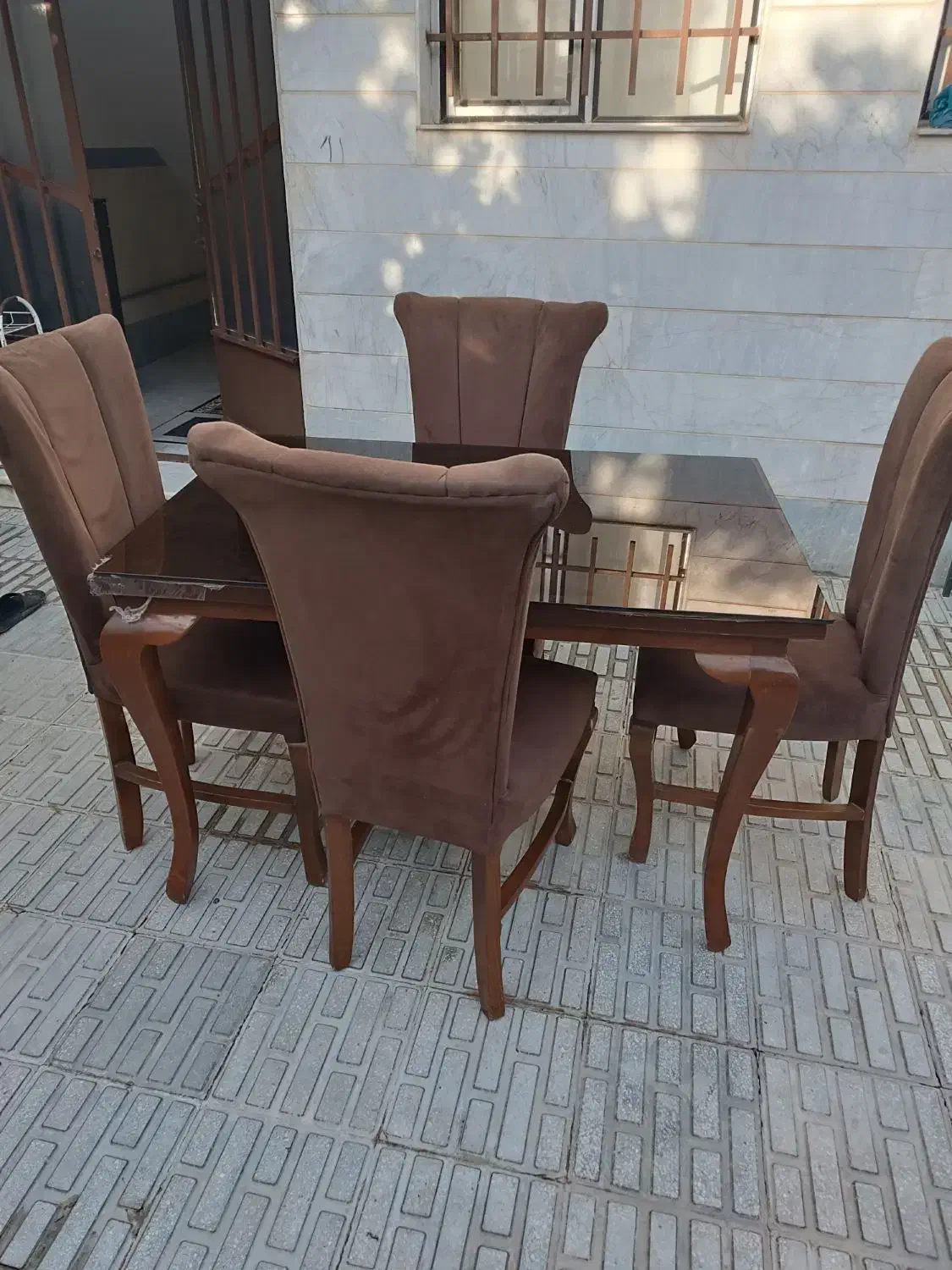 میزناهار خوری تمیز بدون خط خراش چوب راش|میز و صندلی غذاخوری|کرمانشاه, |دیوار