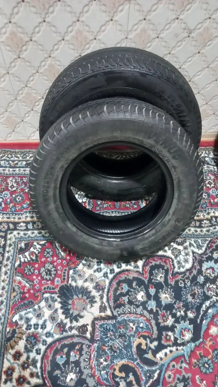 لاستیک 60درصدی تیبا وکمک وفنر عقب وجلو|قطعات یدکی و لوازم جانبی|اهواز, چنیبه علیا|دیوار