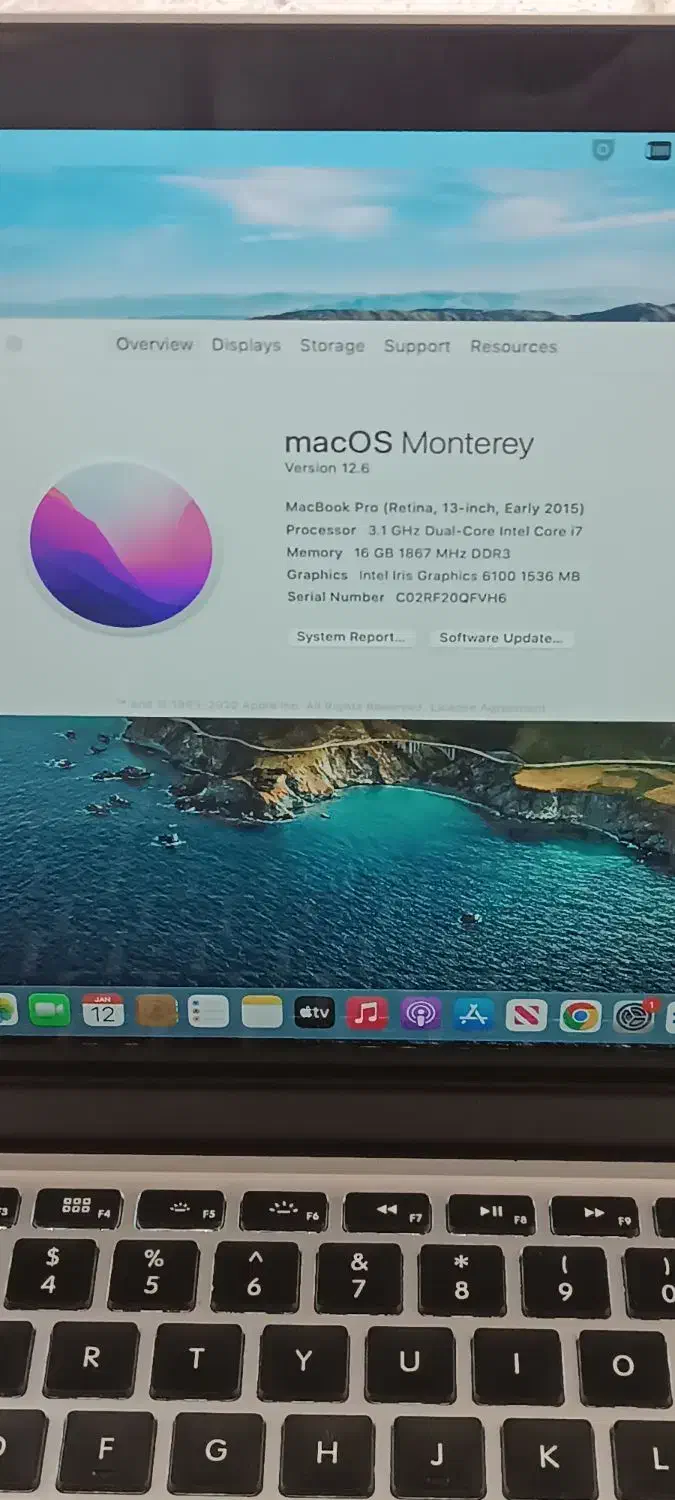 لپتاپ مک بوک پرو mac Bok pro 2015 i7|رایانه همراه|دزفول, |دیوار