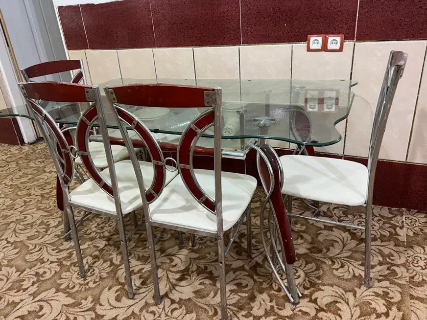 میز و صندلی ۶ نفره|میز و صندلی غذاخوری|میناب, |دیوار