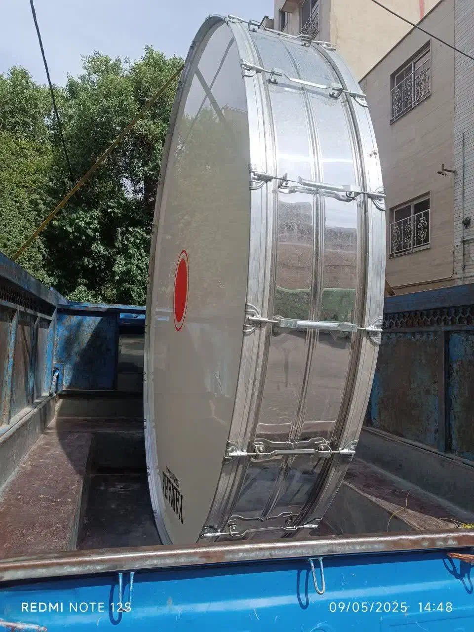 طبل 2 متری محرم علامت استیل تبل|درام و پرکاشن|شهریار, اسکمان|دیوار