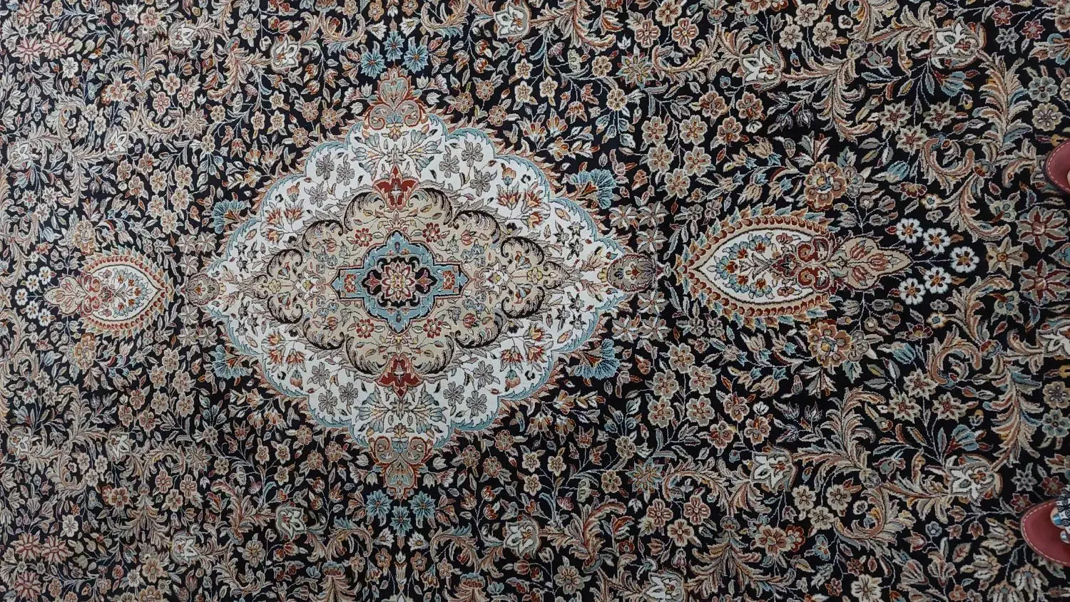 ۱جفت فرش ماشینی ۷۰۰شانه یلدای کویر۱۲و۹ متر سالم|فرش|صفادشت, |دیوار