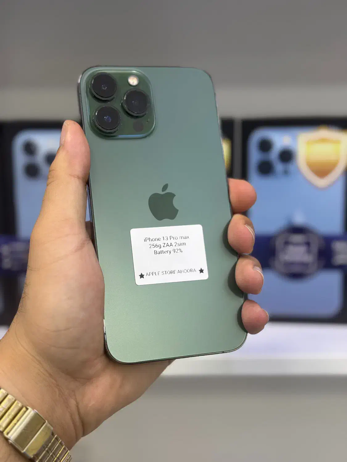 آیفون 13 پرومکس 256 گیگ ZAA سبز پک شرکتی ۹۲٪|موبایل|اهواز, نادری|دیوار