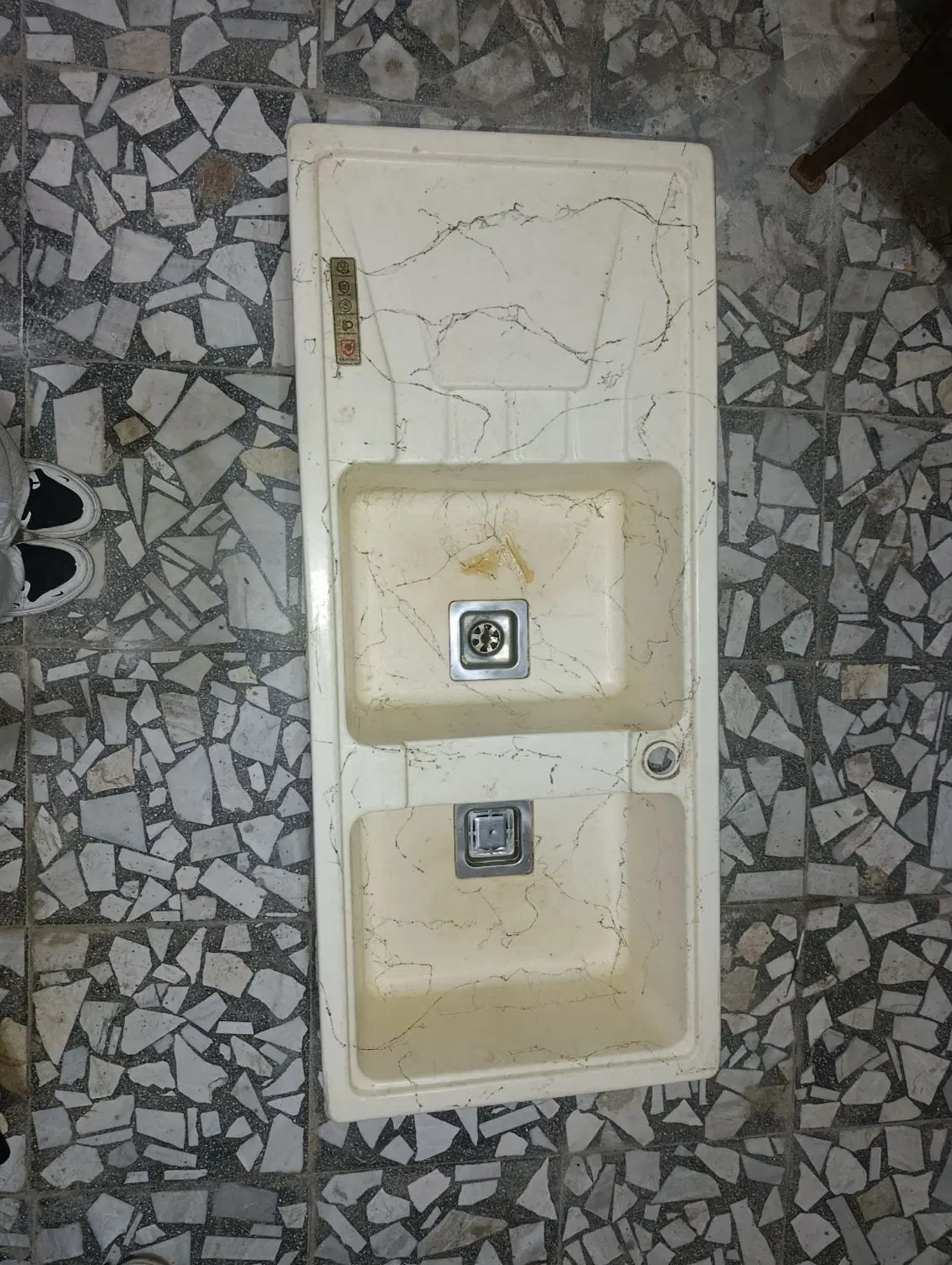 سینک|آب‌چکان و نظم‌دهنده ظروف|ماسال, |دیوار