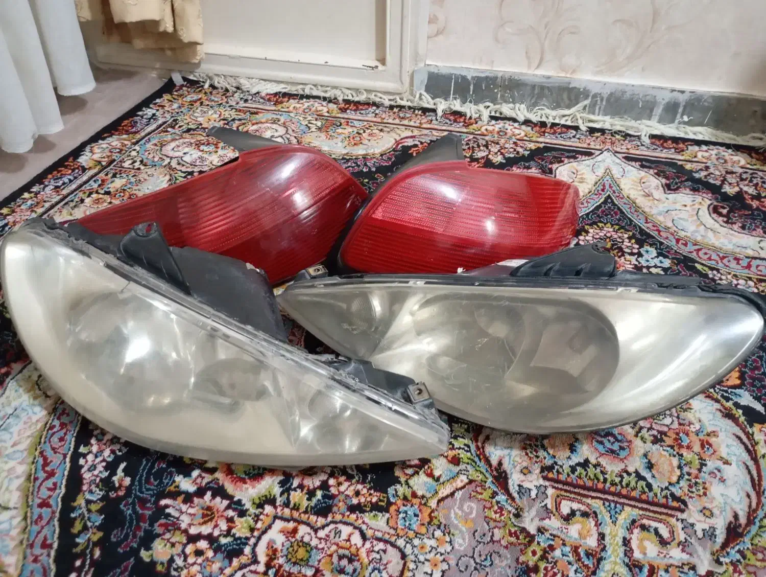 چراغ جلو و عقب و آیینه ۲۰۶|قطعات یدکی و لوازم جانبی|تبریز, |دیوار