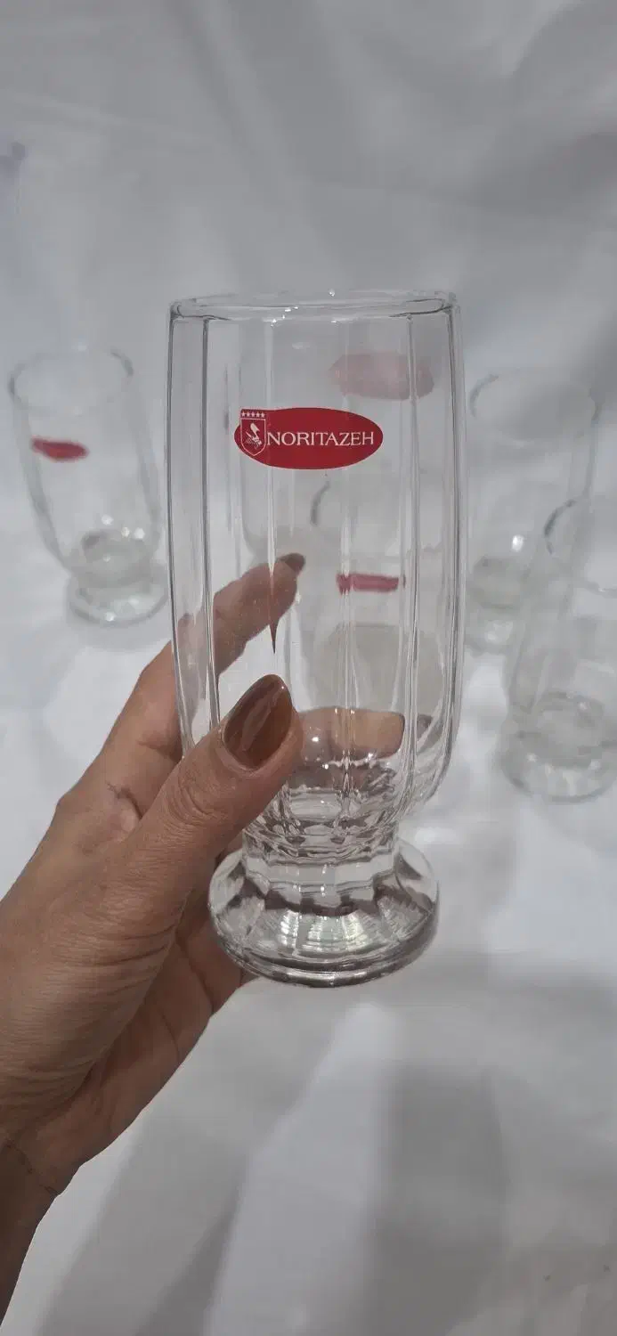 6عدید لیوان پایه دار بدون دسته|ظروف سرو و پذیرایی|شیراز, انجیر|دیوار