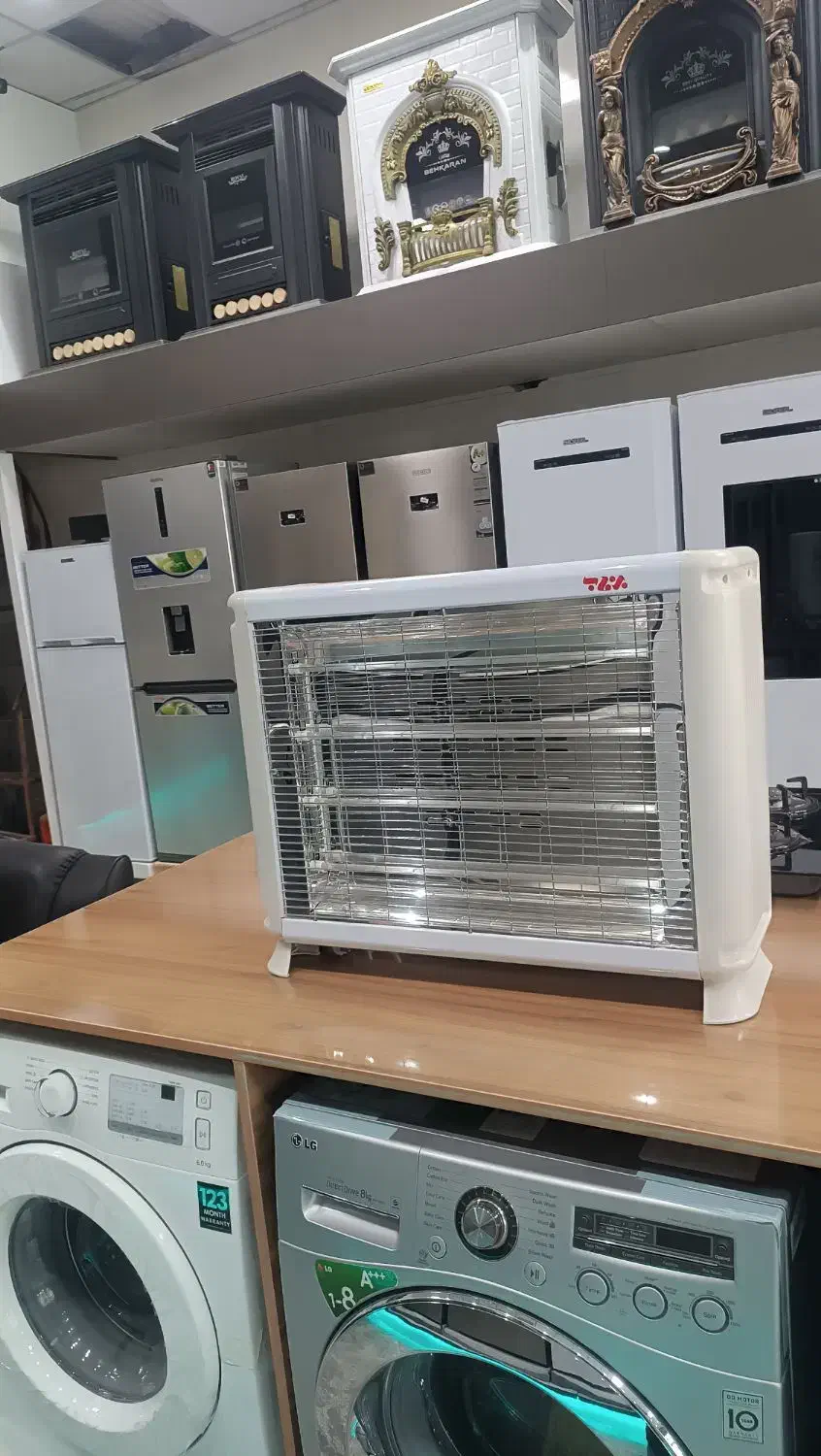 بخاری برقی برفاب مدل QH-3 ترموستات دار|بخاری، هیتر، شومینه|قم, نیروگاه|دیوار