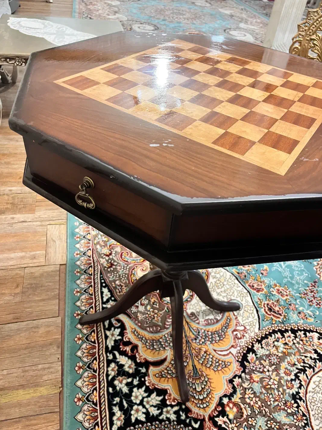 میز شطرنج چوبی|مبلمان خانگی و میز عسلی|کرمانشاه, |دیوار