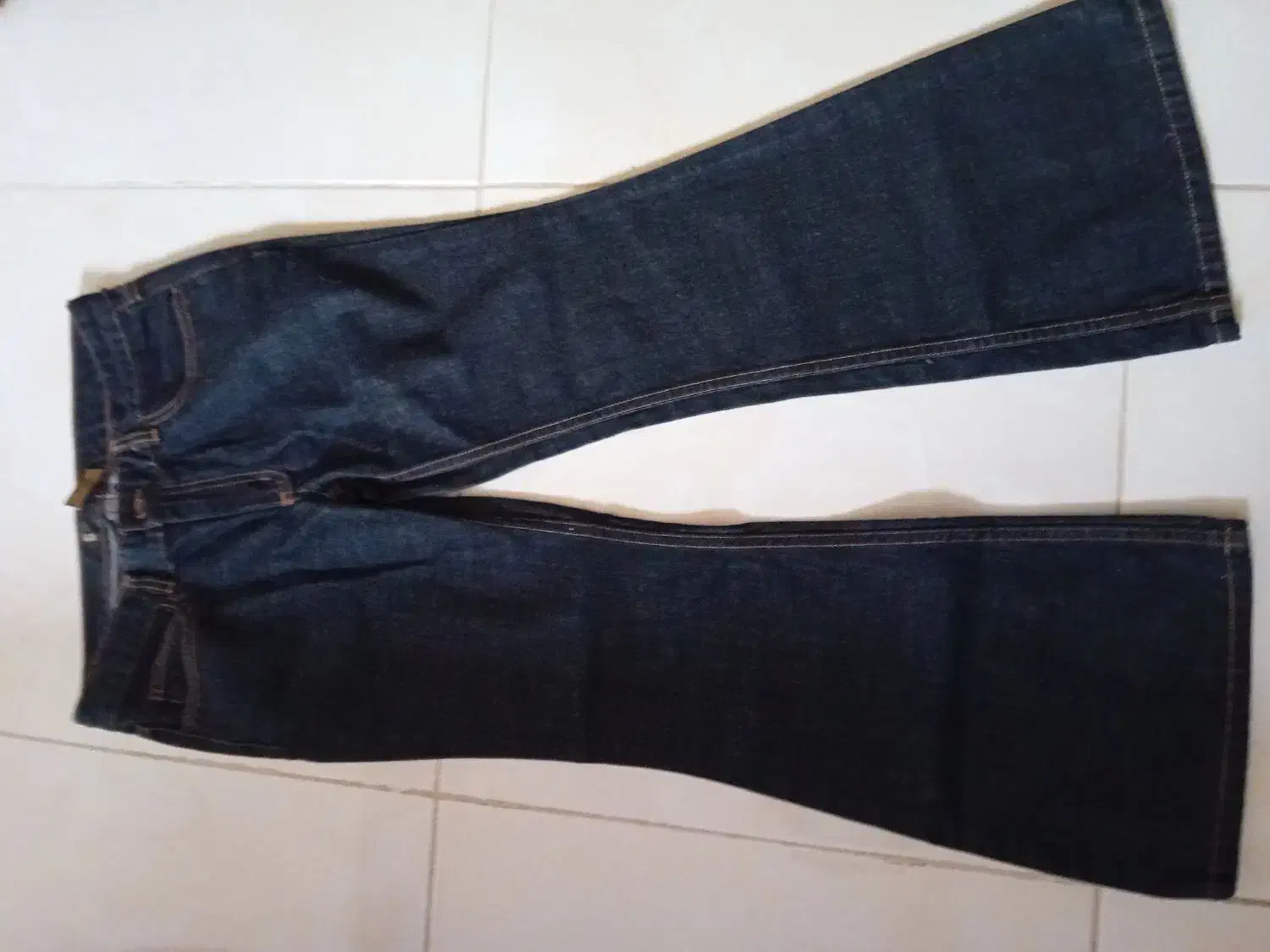 شلوار لی دمپا سرمه ای|لباس|رشت, خمیران زاهدان|دیوار