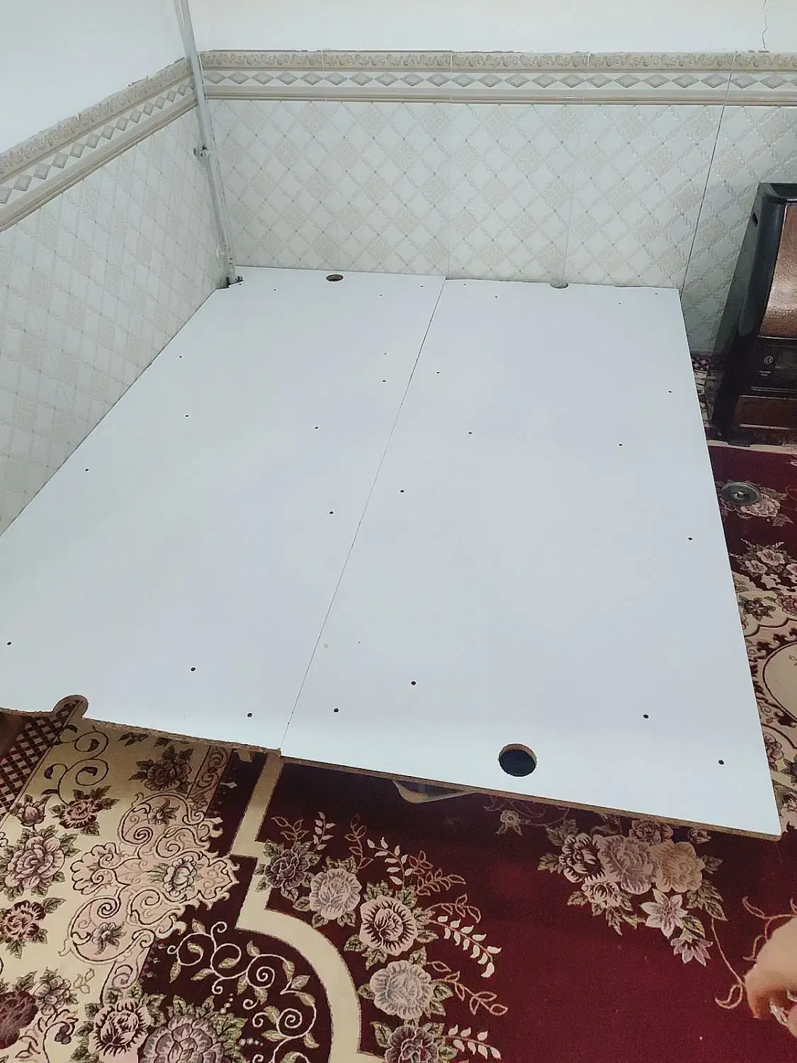 تخت خواب دو نفره|تخت و سرویس خواب|آق قلا, |دیوار