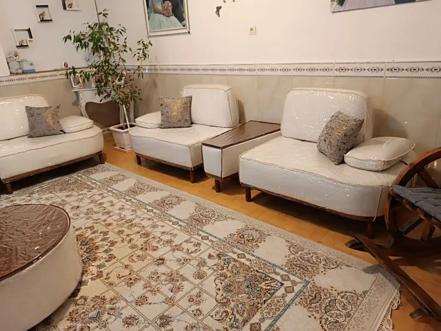 کاور مبل پارچه التین ومطلسه و پلاستیک|مبلمان خانگی و میز عسلی|قم, نیروگاه|دیوار