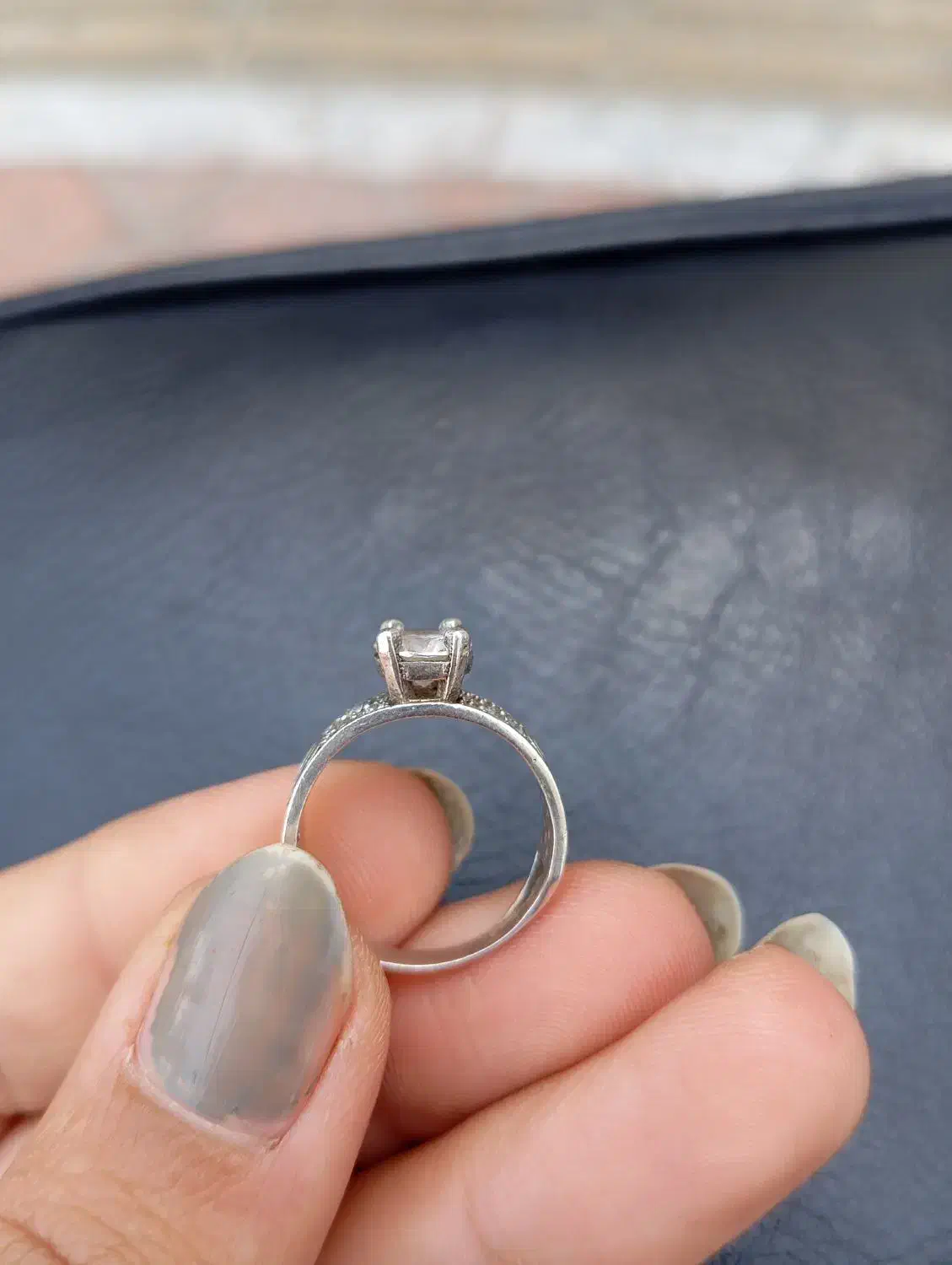 انگشتر تک نگین نقره|جواهرات|بیرجند, |دیوار