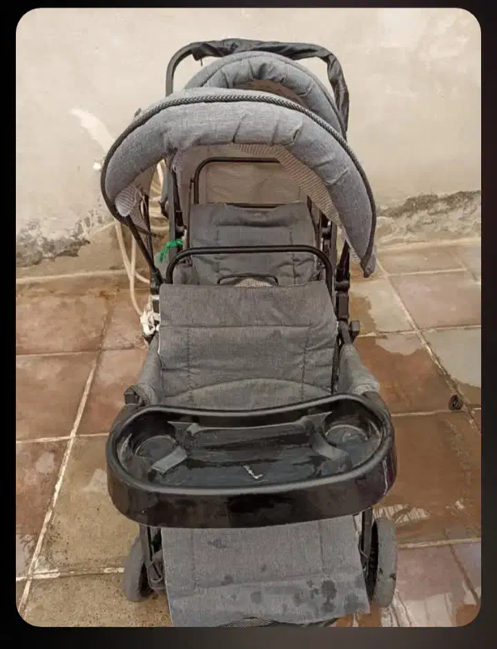 کالسکه 2 قلو سالم|کالسکه و لوازم جانبی|هشتگرد, شهرک وحدت|دیوار