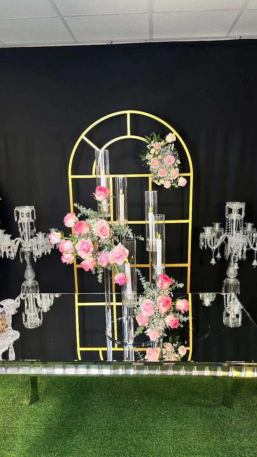 شمعدان لوله کریستالی درجه یک|صنایع دستی و سایر لوازم تزئینی|تهران, هرندی|دیوار