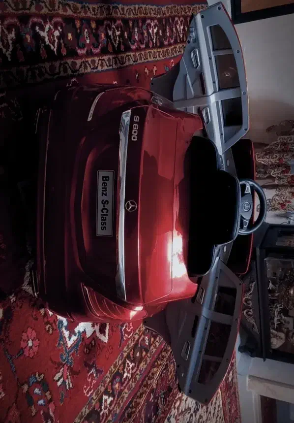 ماشین شارژی  بنز s600 آلبالوئی|اسباب‌بازی بچه|تبریز, |دیوار