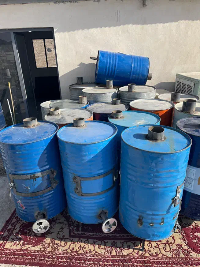 بخاری کارگاهی صنعتی مستقیم از تولید کننده|بخاری، هیتر، شومینه|پردیس, سیاه سنگ|دیوار