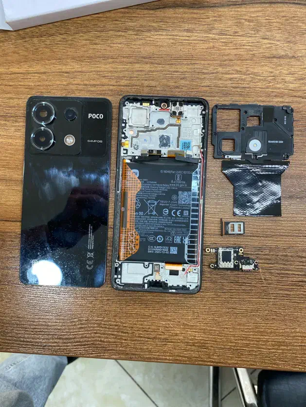 قطعات کامل روکاری poco x6|لوازم جانبی موبایل و تبلت|مشکیندشت, |دیوار