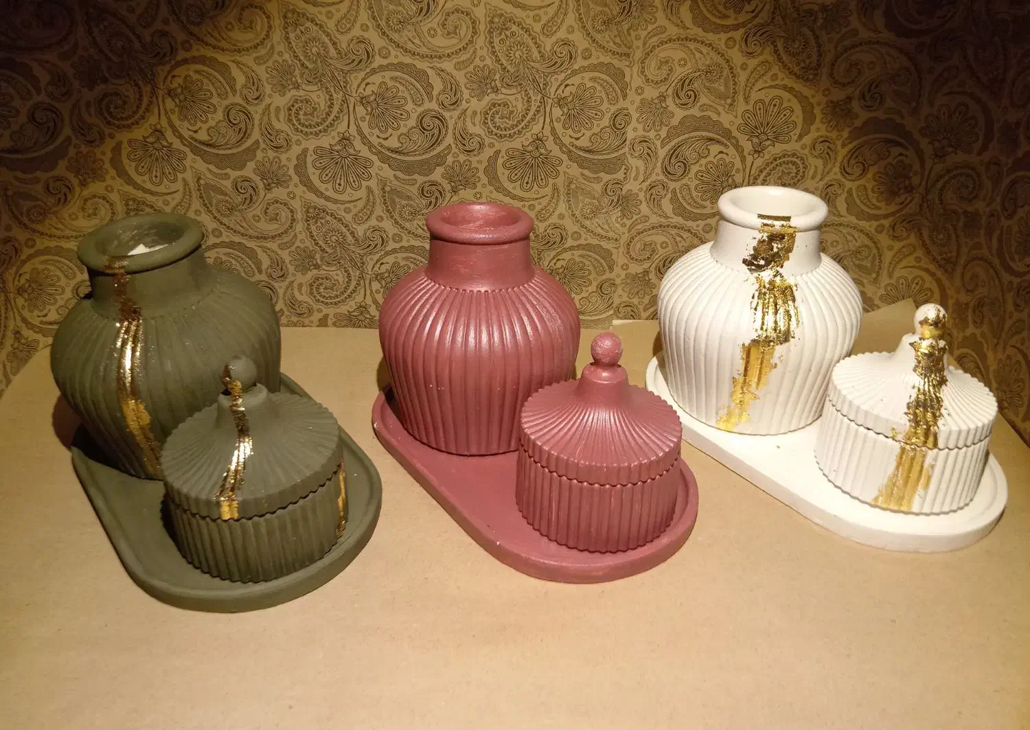 انواع اکسسوری وهفت سین های سنگ مصنوعی|صنایع دستی و سایر لوازم تزئینی|خنجین, |دیوار