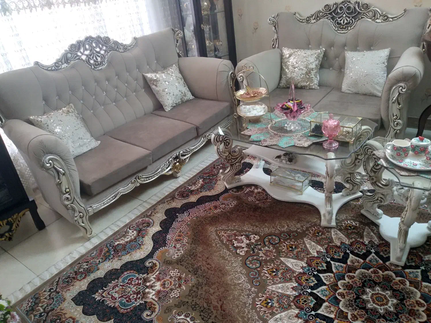 سرویس مبل ۷ نفره|مبلمان خانگی و میز عسلی|قزوین, |دیوار
